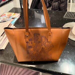 Brown Leather Tote Bag